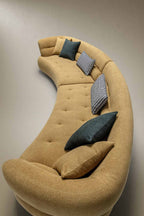 HF5509 Modern Fabric Sofa in Gold | J&M Furniture