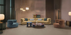 HF5509 Modern Fabric Sofa in Gold | J&M Furniture