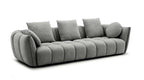 Lennox Fabric Sofa in Dark Grey | J&M Furniture