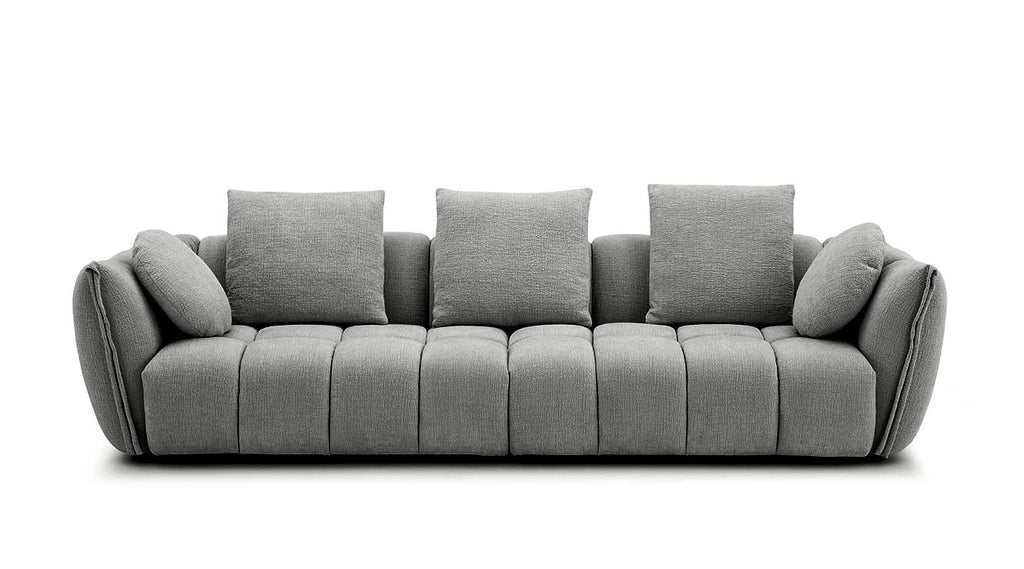 Lennox Fabric Sofa in Dark Grey | J&M Furniture
