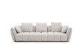 Lennox Fabric Sofa in Light Grey | J&M Furniture