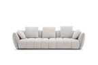 Lennox Fabric Sofa in Light Grey | J&M Furniture