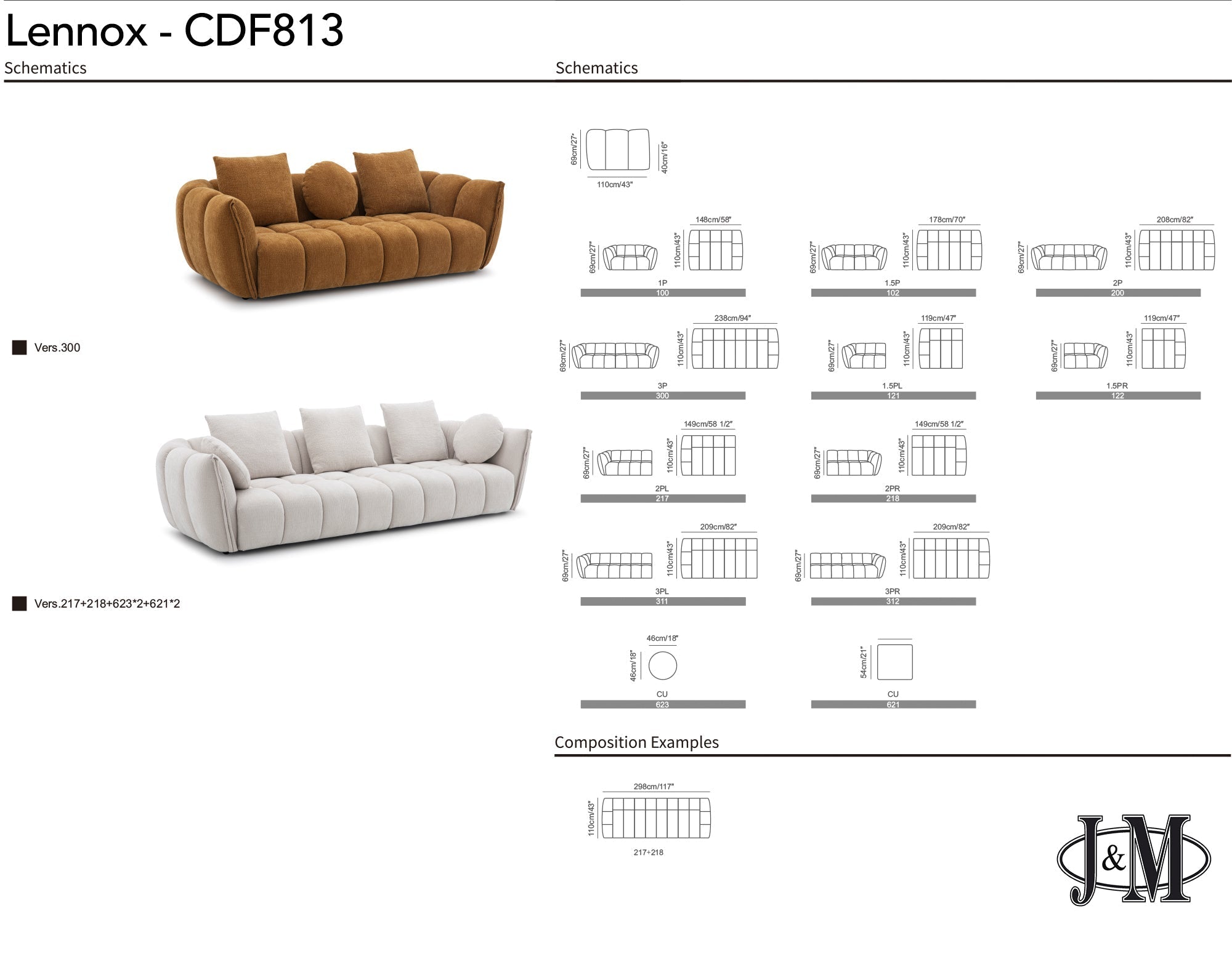 Lennox Fabric Sofa in Mustard | J&M Furniture