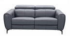Lorenzo Motion Loveseat in Blue-Grey (K) | J&M Furniture