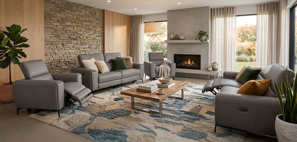 Lorenzo Motion Loveseat in Truffle | J&M Furniture