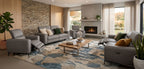 Lorenzo Power Sofa in Truffle | J&M Furniture