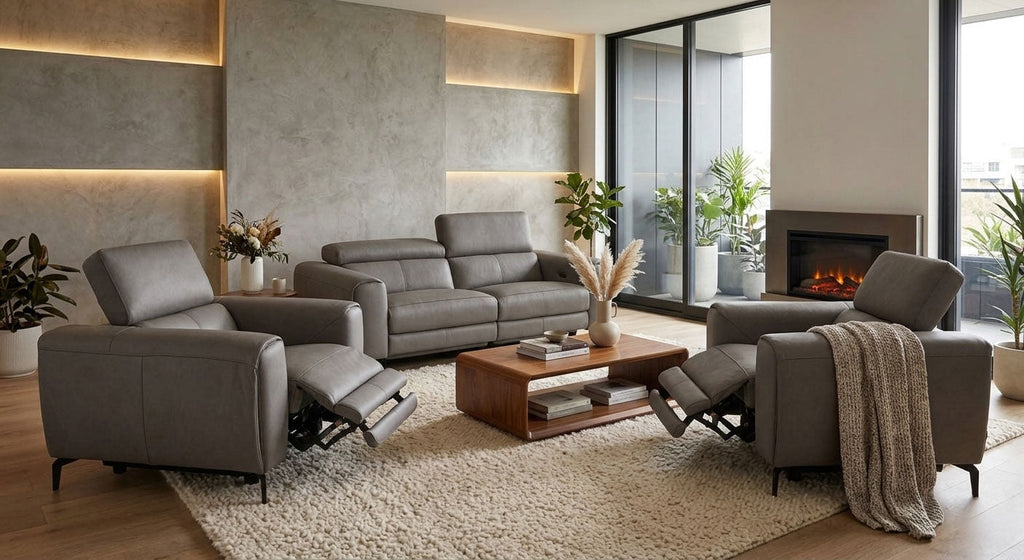 Lorenzo Power Sofa in Truffle | J&M Furniture