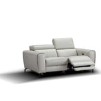 Lorenzo Power Loveseat in Light Gray | J&M Furniture