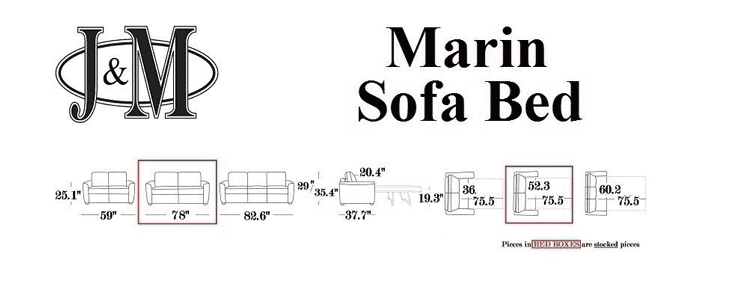 Marin Premium Sofa Bed | J&M Furniture