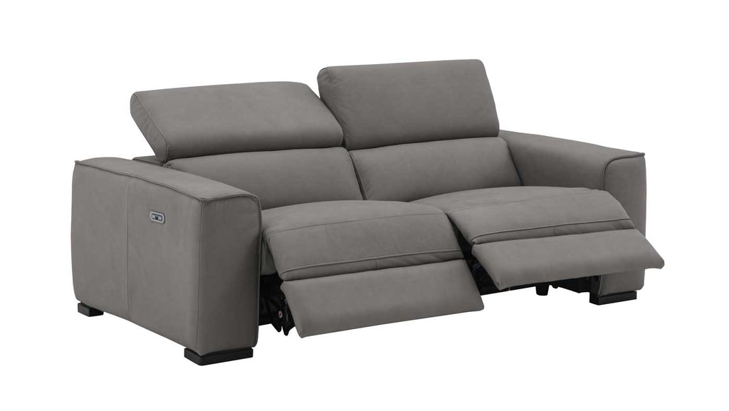 Picasso Leather Power Reclining Loveseat with Dual Motor & USB