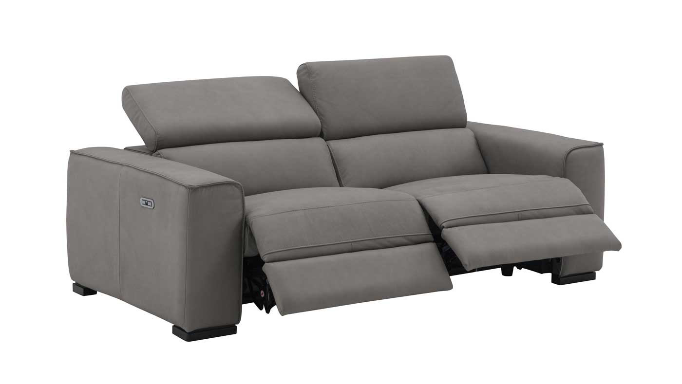 Picasso Leather Power Reclining Loveseat with Dual Motor & USB