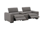 Picasso Love Seat with Console – Truffle Leather