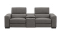Picasso Love Seat with Console – Truffle Leather
