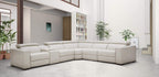Picasso Motion Sectional in Silver Grey | J&M Furniture