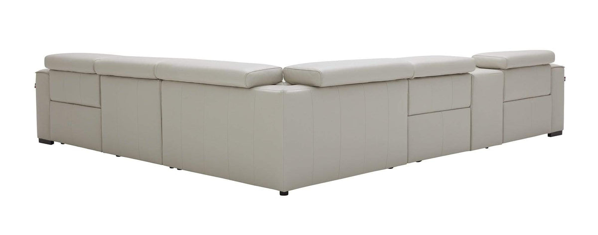 Picasso Motion Sectional in Silver Grey | J&M Furniture