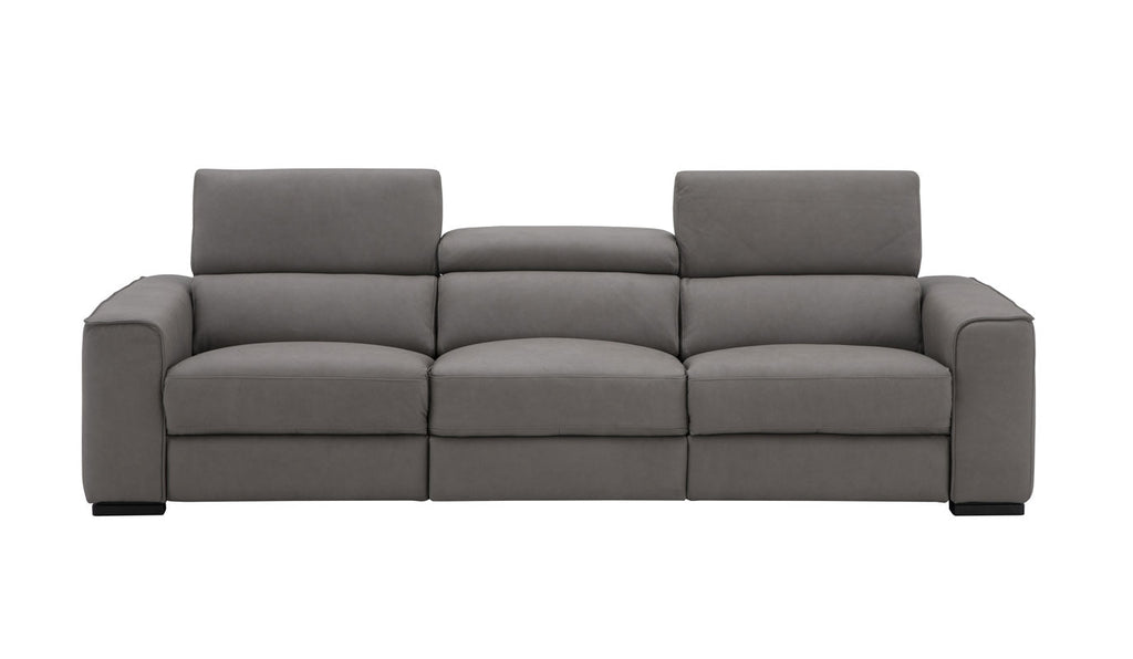 Picasso Power Reclining Truffle Sofa | Top Grain Leather Modern Sofa