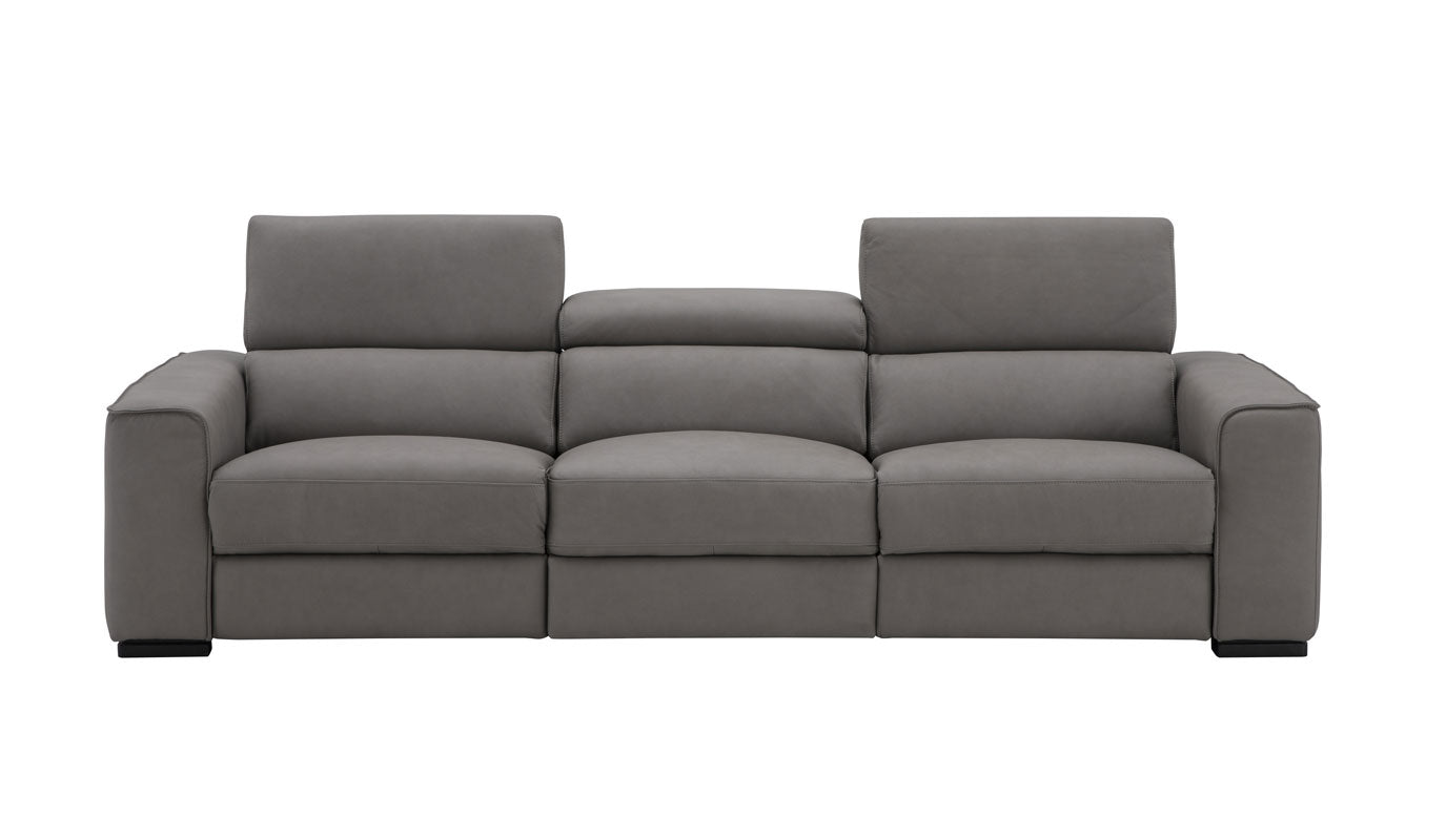 Picasso Power Reclining Truffle Sofa | Top Grain Leather Modern Sofa