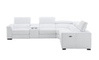 Picasso Power Sectional in Snow White | J&M Furniture