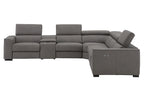 Picasso Power Sectional in Truffle | J&M Furniture