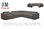 Picasso Power Sectional in Truffle | J&M Furniture