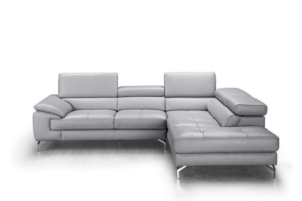 Olivia Premium Leather Sectional | J&M Furniture