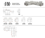 Salvador Motion Sectional in Light Grey | J&M Furniture