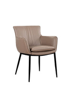 Kani Leather Armchair in Mocha | J&M Furniture