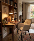 Kora Leather Armchair in Wheat | J&M Furniture