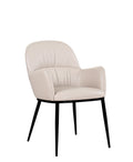 Kora Leather Armchair in Wheat | J&M Furniture