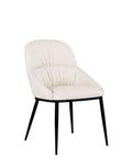 Kora Leather Chair in Frost (Pair) | J&M Furniture