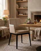 Osaka Leather Armchair in Light Mocha | J&M Furniture