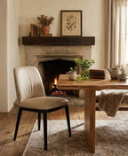 Osaka Leather Chair in Light Mocha (pair) | J&M Furniture
