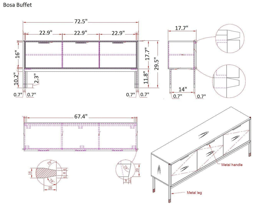 Bosa Dining Table | J&M Furniture
