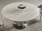 RH 130 Round Extendable Table | J&M Furniture