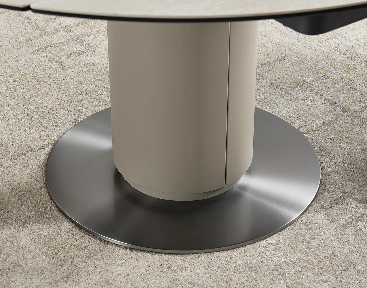 RH 130 Round Extendable Table | J&M Furniture