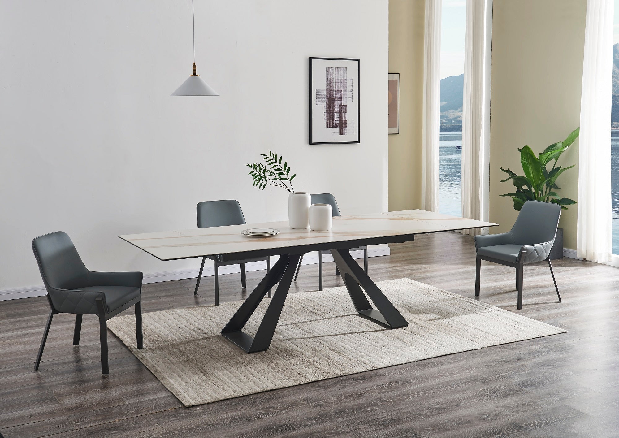 Swan Extensions Dining Table | J&M Furniture