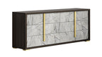 Travertine Dresser & Mirror
