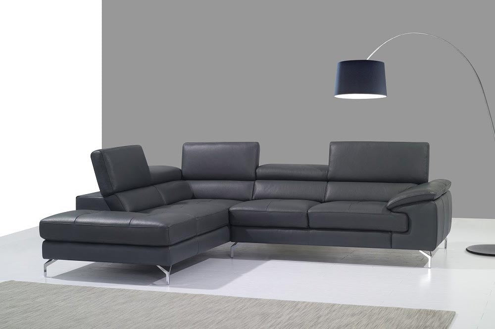 A973 Premium Leather Sectional | J&M Furniture