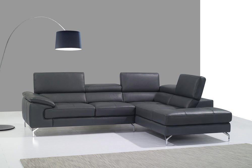 A973 Premium Leather Sectional | J&M Furniture