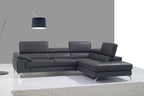 A973 Premium Leather Sectional | J&M Furniture
