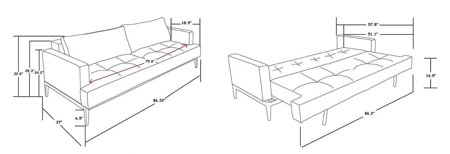 JK059 Sofa Sleeper | J&M furniture