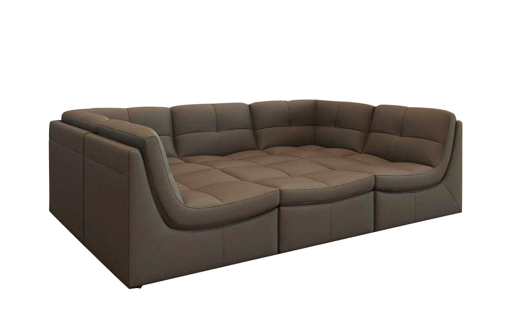 Lego 6pc Modular Sofa in Grey