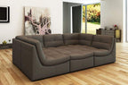 Lego 6pc Modular Sofa in Grey