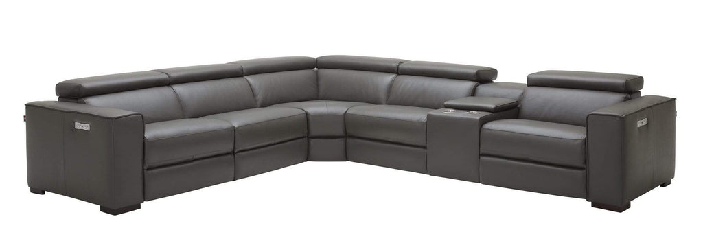 Picasso Motion Sectional in Dark Grey | J&M Furniture