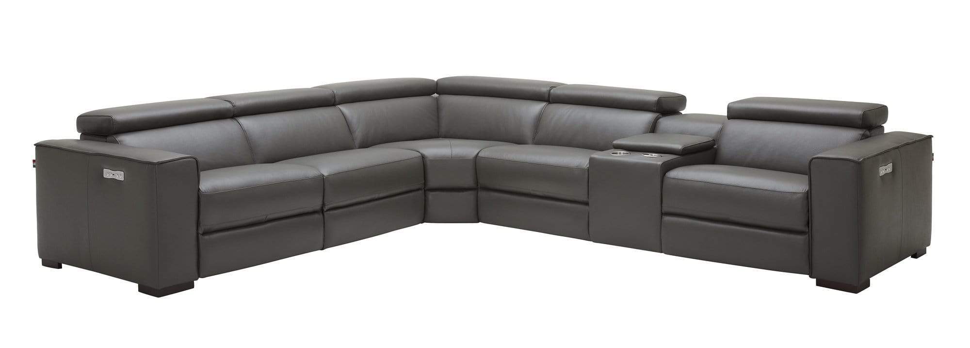 Picasso Motion Sectional in Dark Grey | J&M Furniture