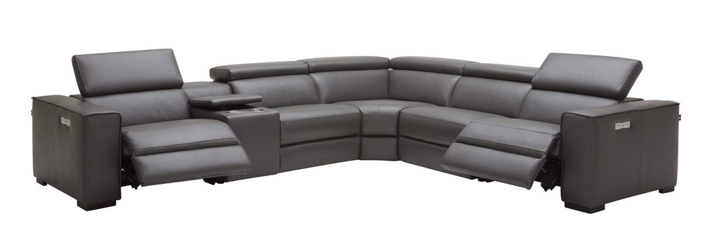Picasso Motion Sectional in Dark Grey | J&M Furniture