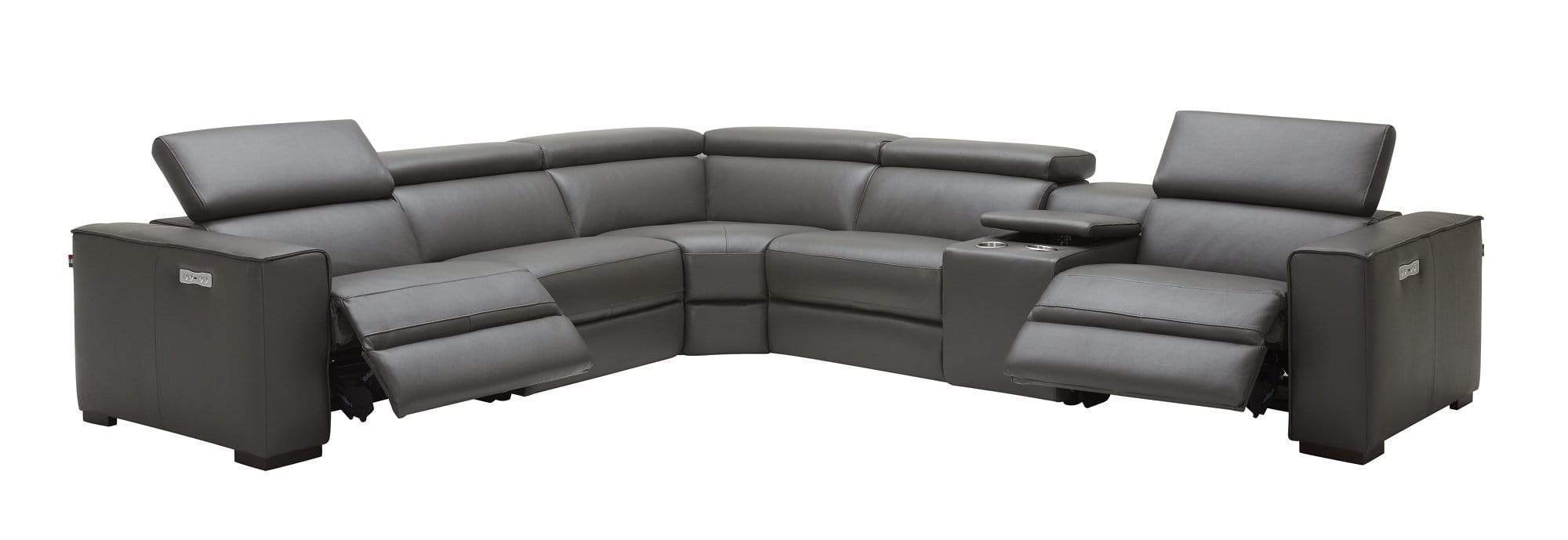 Picasso Motion Sectional in Dark Grey | J&M Furniture