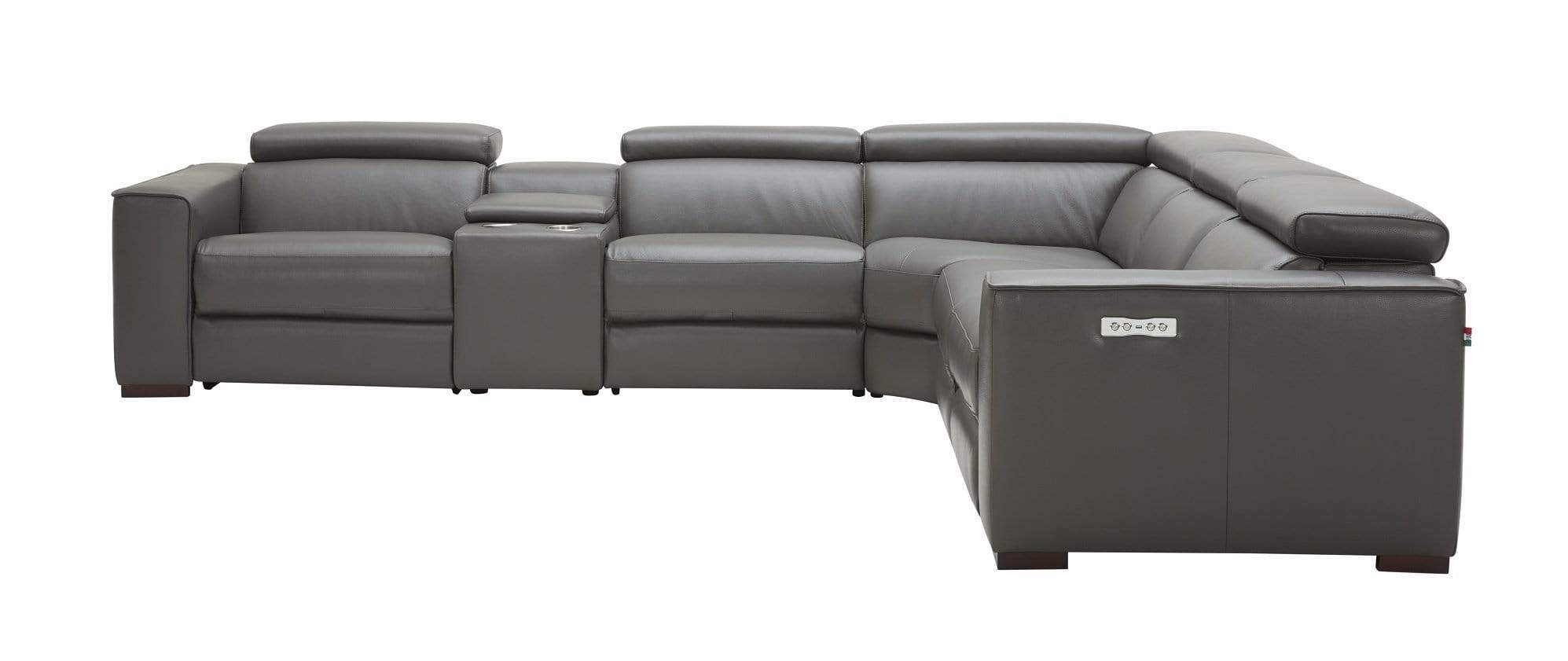 Picasso Motion Sectional in Dark Grey | J&M Furniture