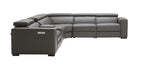 Picasso Motion Sectional in Dark Grey | J&M Furniture