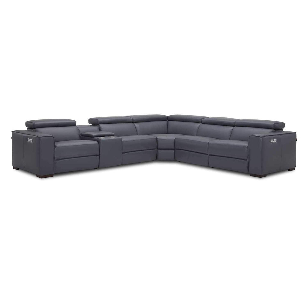 Picasso Motion Sectional in Dark Grey | J&M Furniture